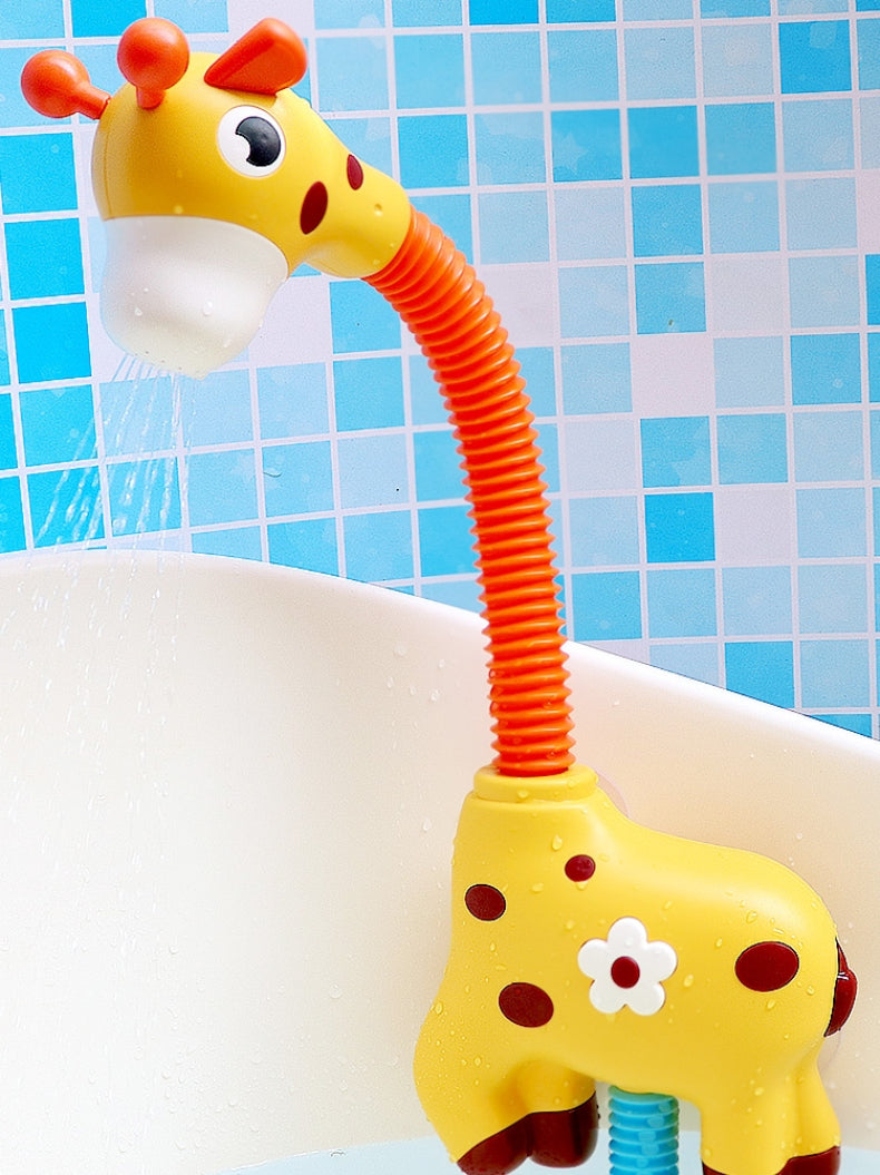 Children Bath Toy Electric Cartoon Giraffe Shower Baby Spray Bathtub Toys Educational Play Game Beach Toys 🇨🇳