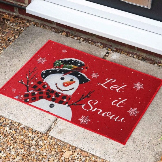 Cartoon Christmas Decorative Foot Mat Home 🇨🇳
