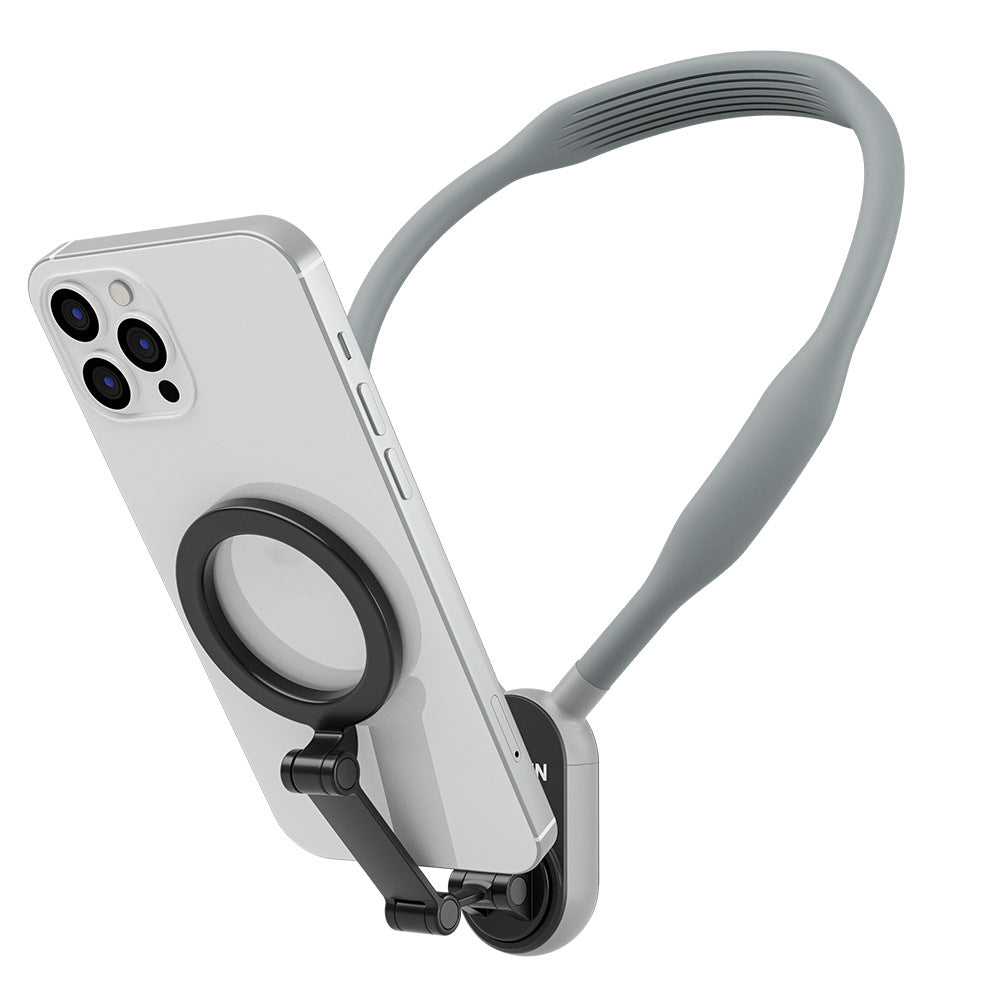 Silicone Phone Magnetic Neck Mount Quick Release Hold For Phone Magsafe Magnetic Suction Cell Phone Neck Hanging Bracket 🇨🇳
