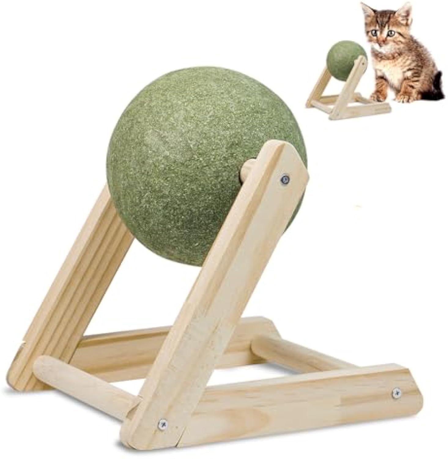 Cat Nip For Cats Safe Healthy Cat Nip Toys Giant Catnip Ball With Holder 🇨🇳