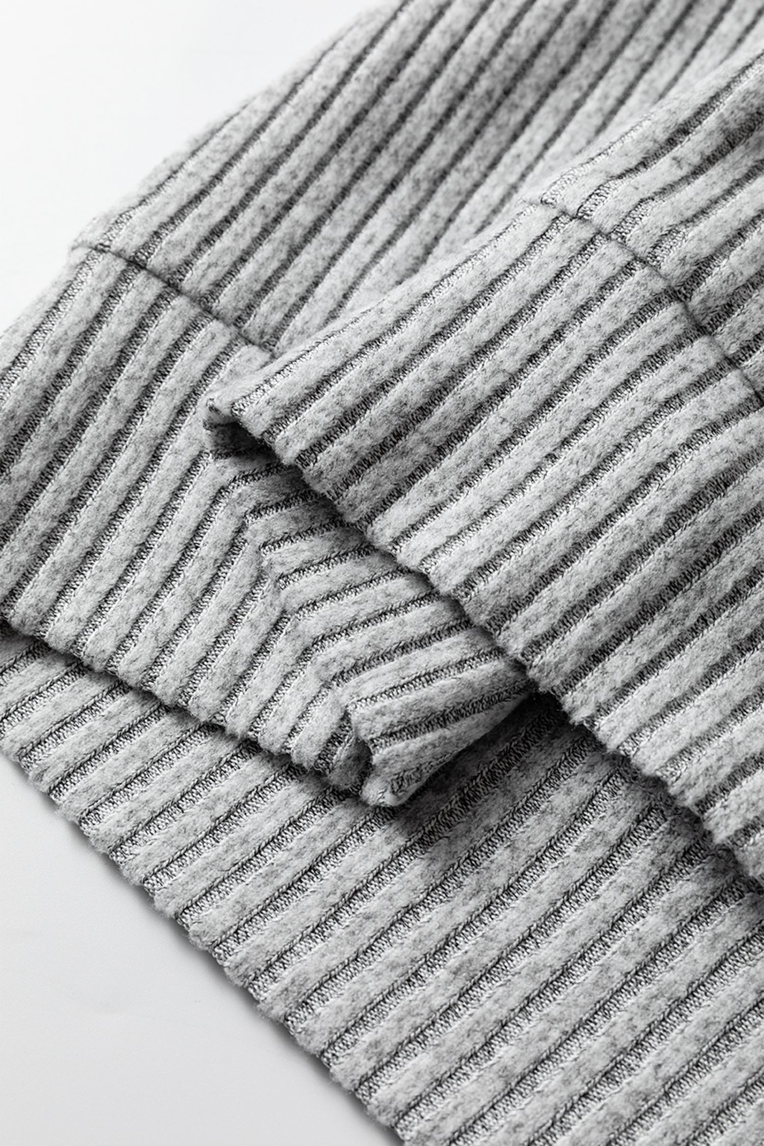 Gray Leopard Print Colorblock Patchwork Ribbed Knit Top 🇺🇸