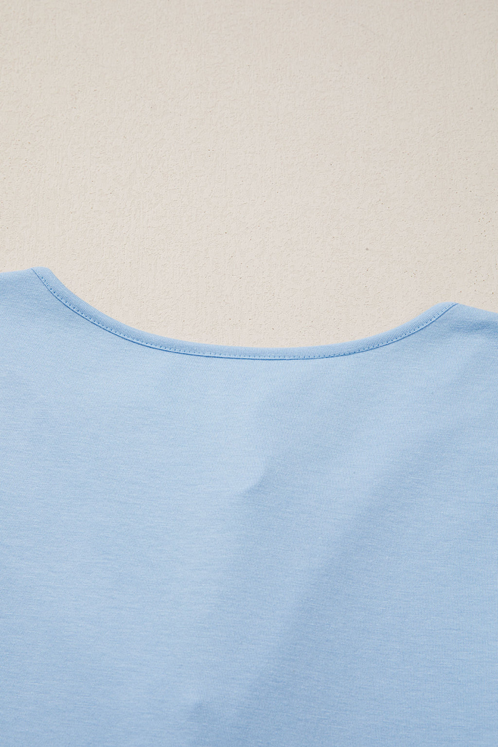 Beau Blue Plus Size Solid Color Bow Tie Peplum Tank Top 🇺🇸