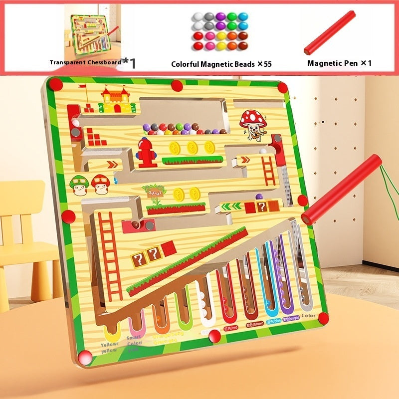 Magnetic Maze Ball Children's Educational Toys Three-dimensional 🇨🇳