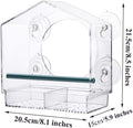 Creative Simple Transparent House Acrylic Bird Feeder 🇨🇳