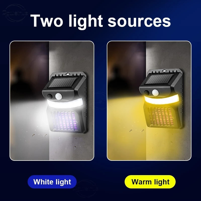 New Solar Wall Lamp Upgrades insect Repellent Function 🇨🇳