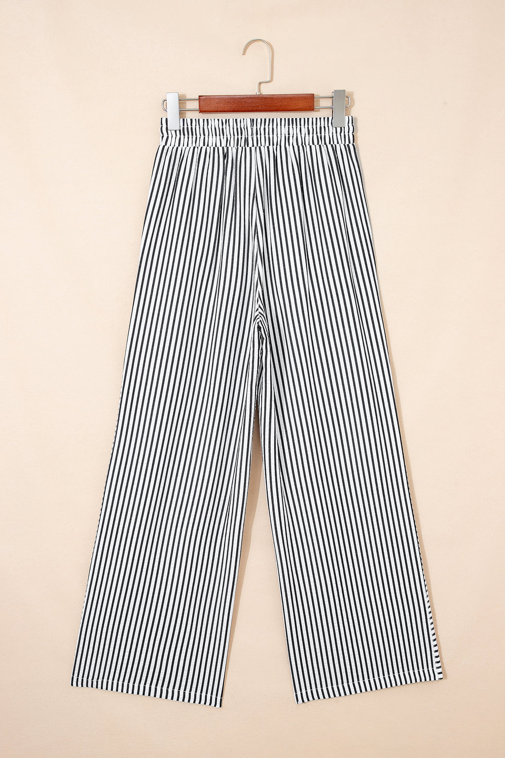 Black Stripe Wide Leg Casual Pants 🇺🇸