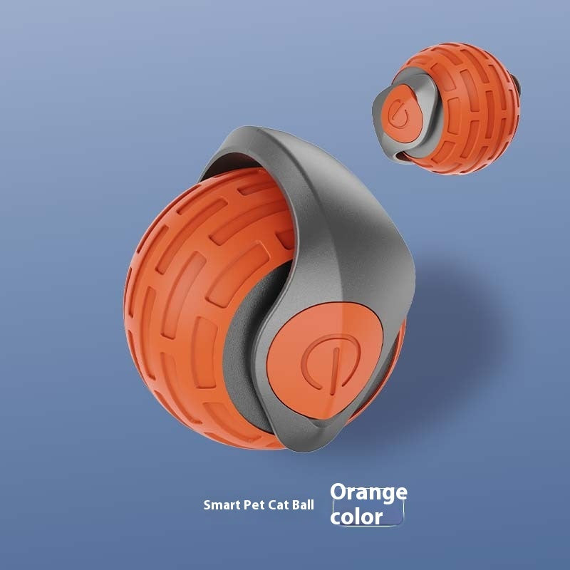 New Interactive Cat Toys Ball Auto Electric Rolling Ball Toys For Cat Kitty Pets Smart Automatic Teaser USB Rechargeable Cat Toy Pet Products 🇨🇳