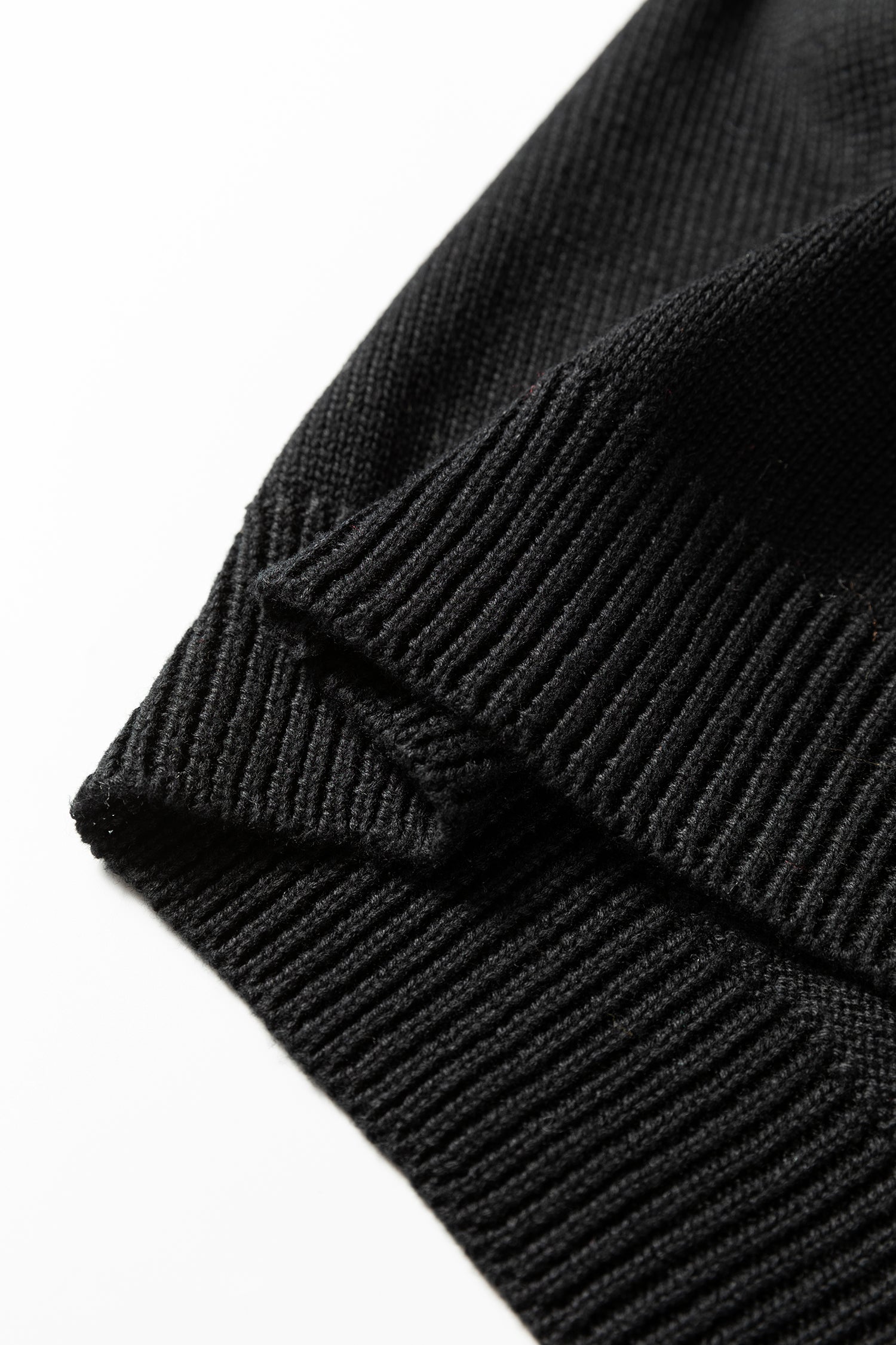 Black Merry Colorful Dot Detail Christmas Drop Shoulder Sweater 🇺🇸