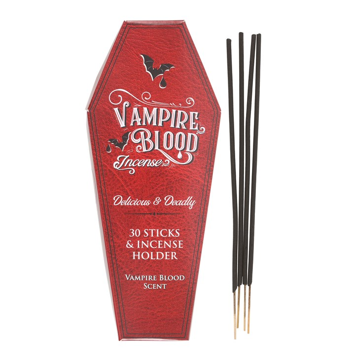 Vampire Blood Incense Sticks and Coffin Holder 🇬🇧