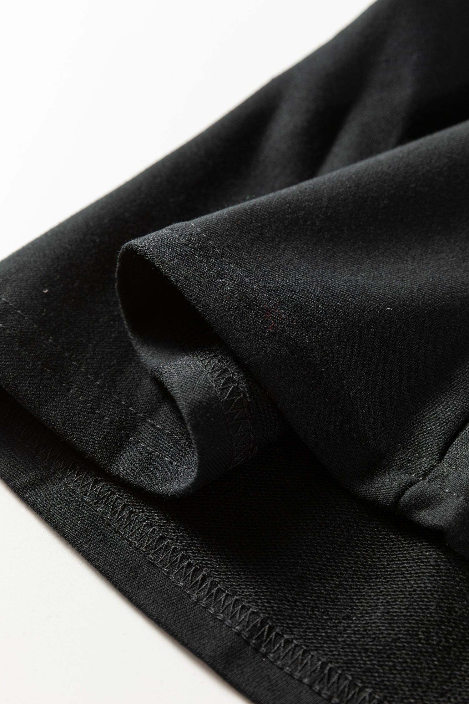 Black Plus Size Striped Cuffs Polo Collar Patchwork Long Sleeve Ruffle Hem Dress 🇺🇸