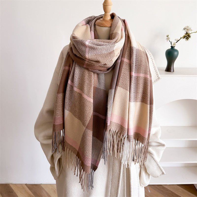 Unisex Autumn And Winter All-matching Tassel Scarf 🇨🇳
