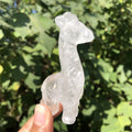 Carved White Crystal Giraffe Home And Office 🇨🇳