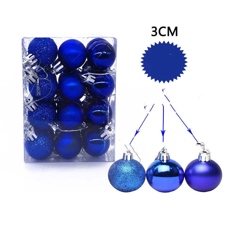 3cm Festive Christmas Ball Blow Molding Electroplating Ball 🇨🇳