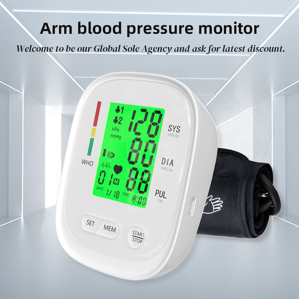 Upper Arm Blood Pressure Meter Household Blood Pressure Measuring Instrument 🇨🇳