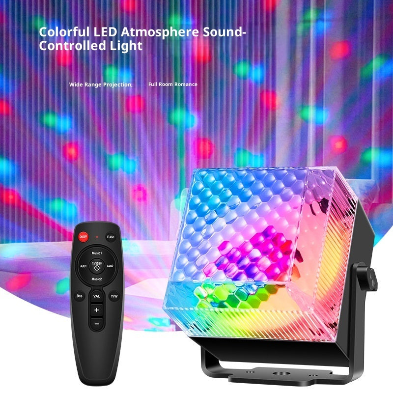 New Colorful LED Stage Lights Small Night Lamp KTV Family 🇨🇳