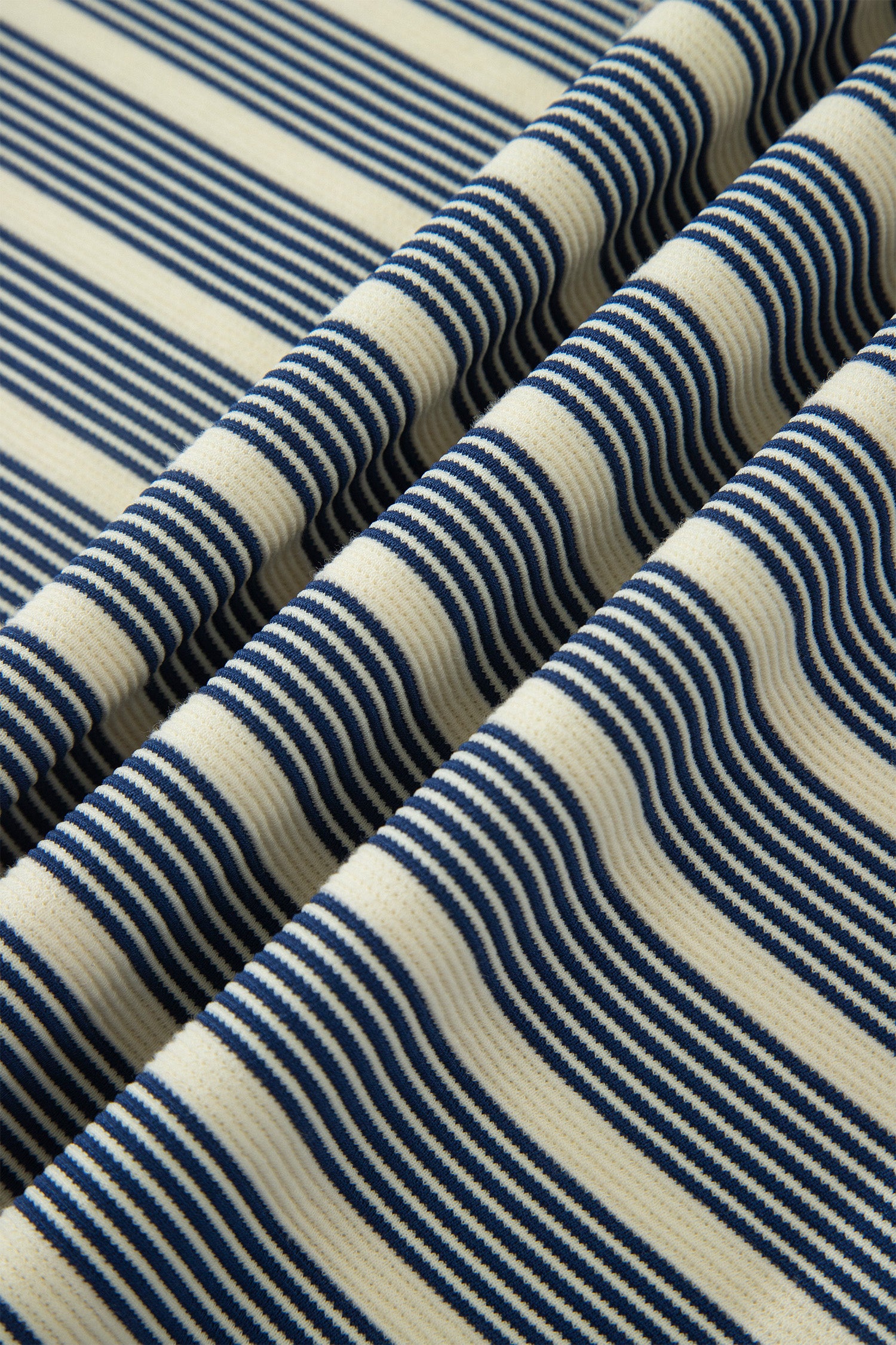 Blue Stripe Plus Size Contrast Trim Button V Neck Ruffle Sleeve Shift Dress 🇺🇸