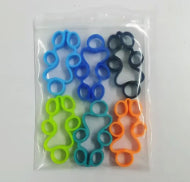 Silicone Finger Trainer Hand Gripper Resistance Bands Fitness 🇨🇳