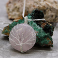 Tree of Life Gemstone Necklace - Rose Quartz 🇬🇧