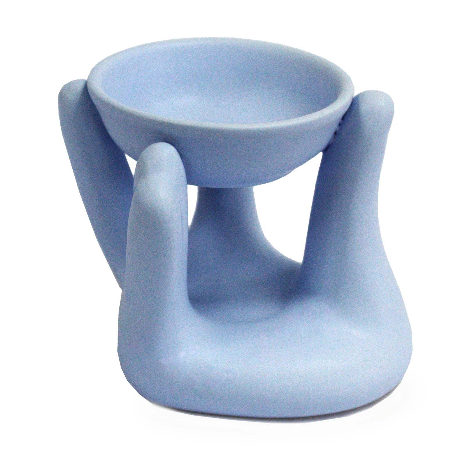 Open Hands Oil Burner - Blue 🇬🇧
