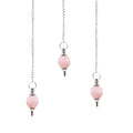 Facted Gemstone Pendulum - Rose Quartz 🇬🇧