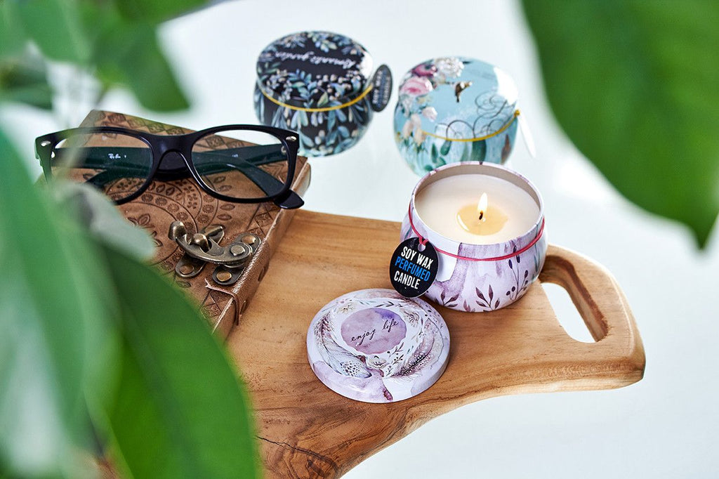 Art Tin Candle - Assorted Design - Russian Dolls - Dolly Blue 🇬🇧