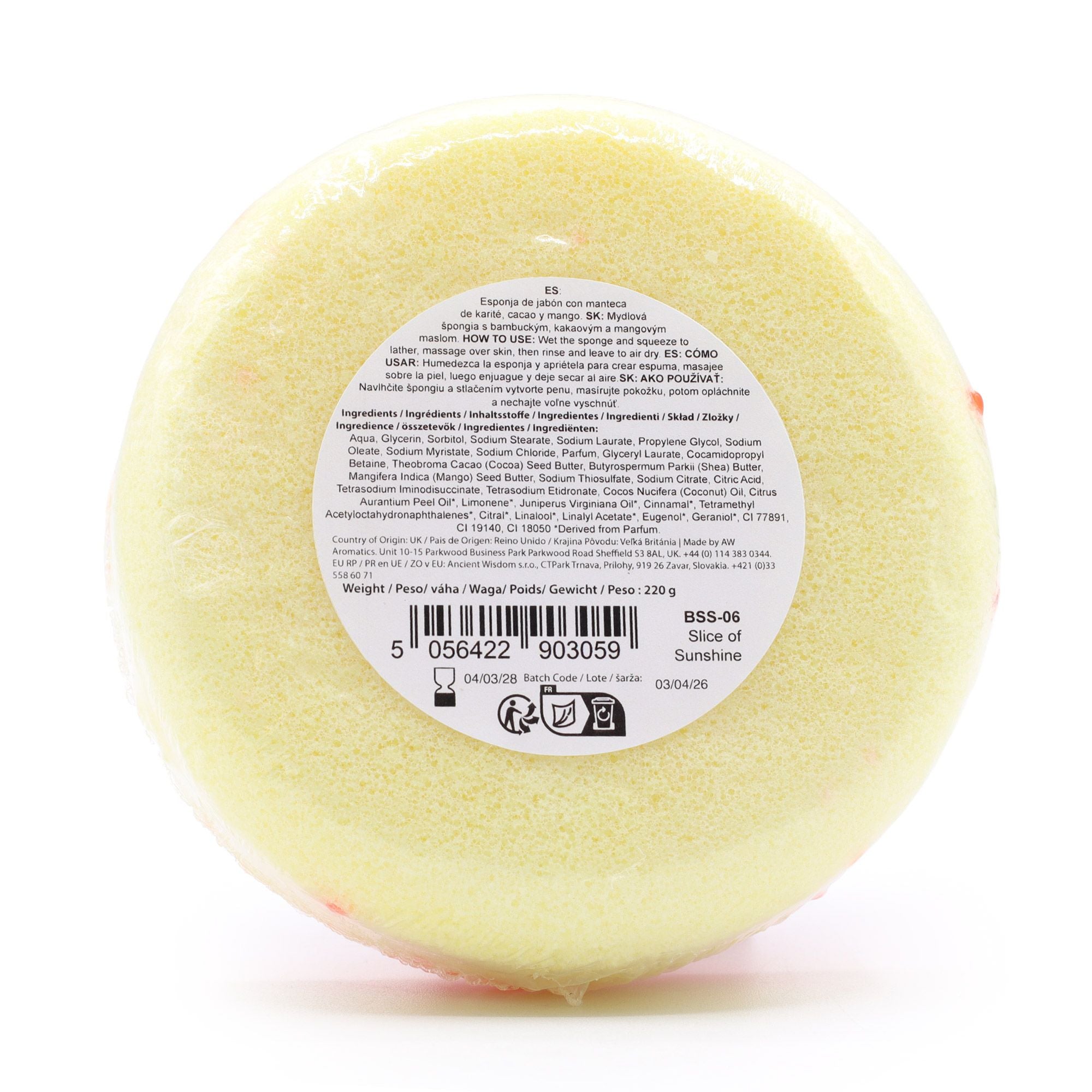 Butter Bubble Soap - Slice of Sunshine 🇬🇧