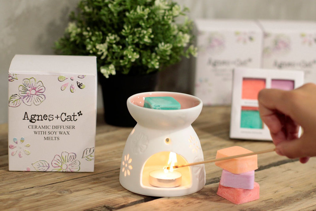 Wax Melter with Four Soy Wax Melts 🇬🇧