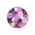 Round Box - Lavender Rose & Carnation 🇬🇧