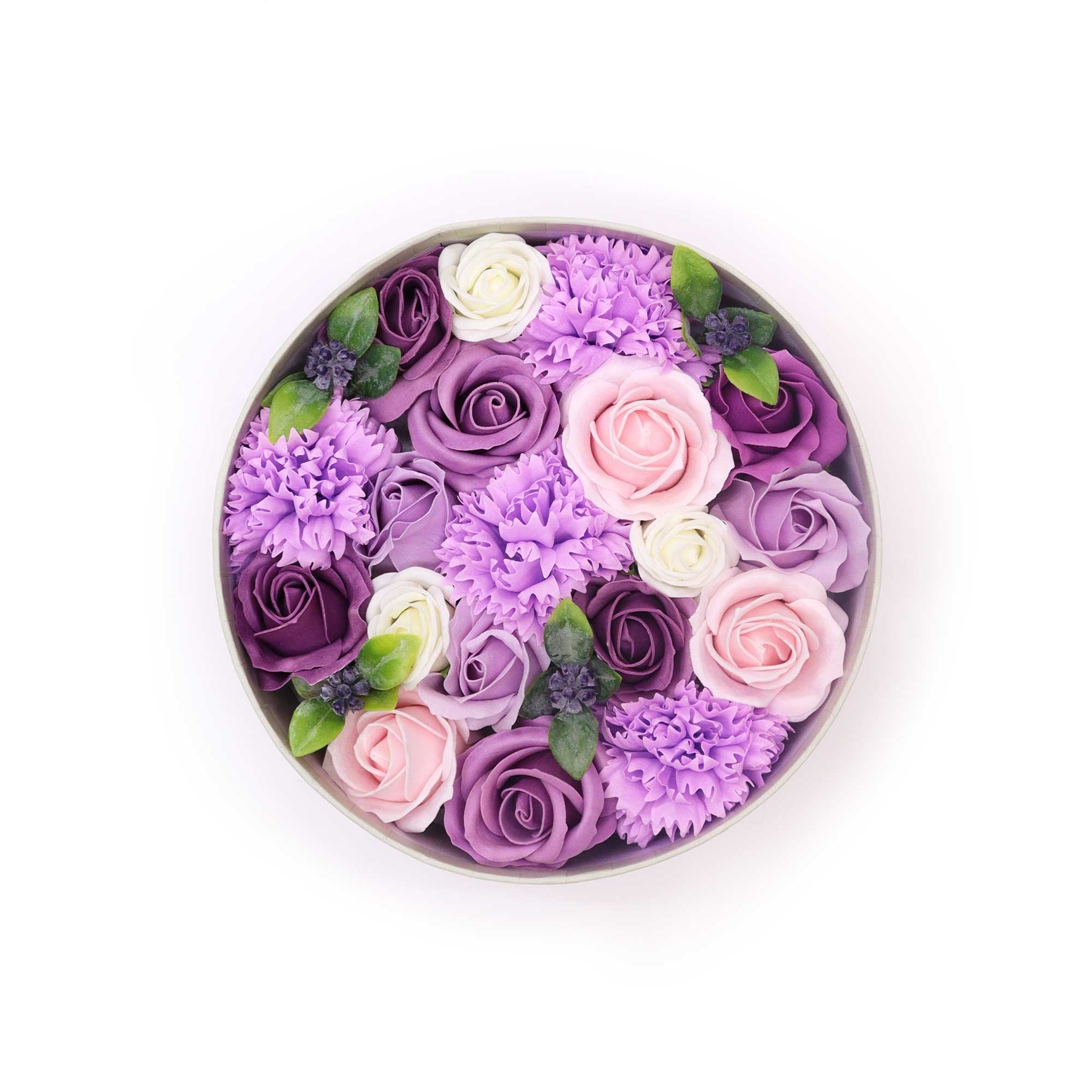 Round Box - Lavender Rose & Carnation 🇬🇧