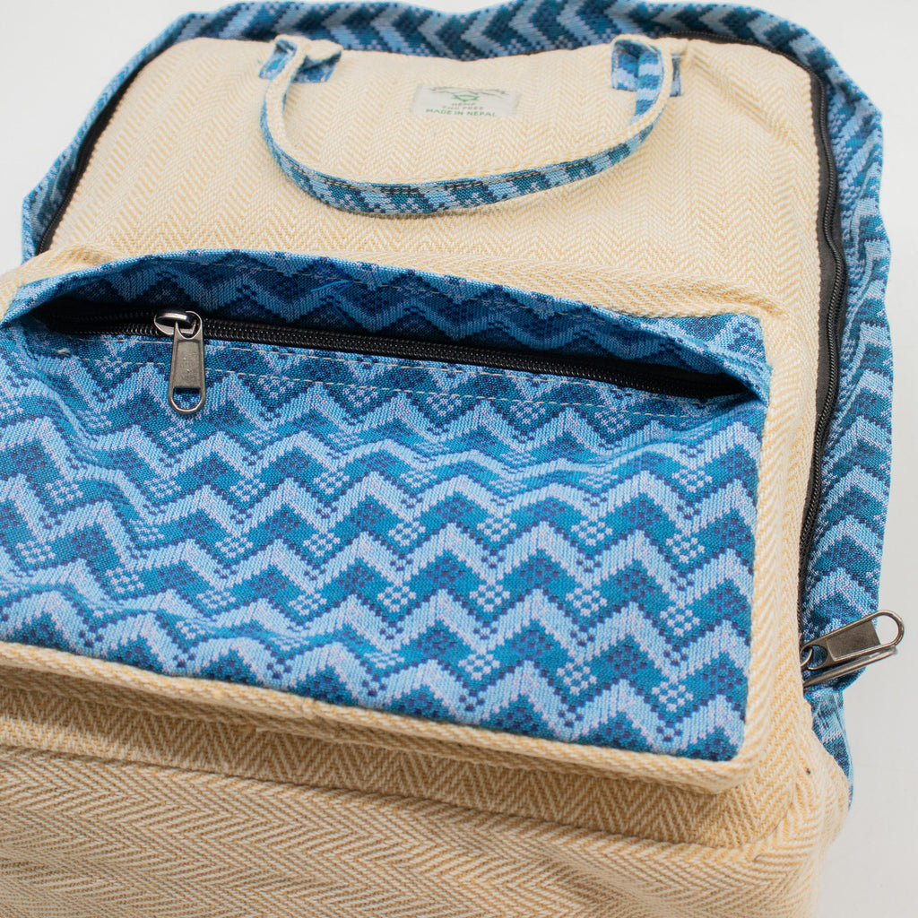 Large Kathmandu Backpack - Dhaka Design (39x28x13cm) 🇬🇧