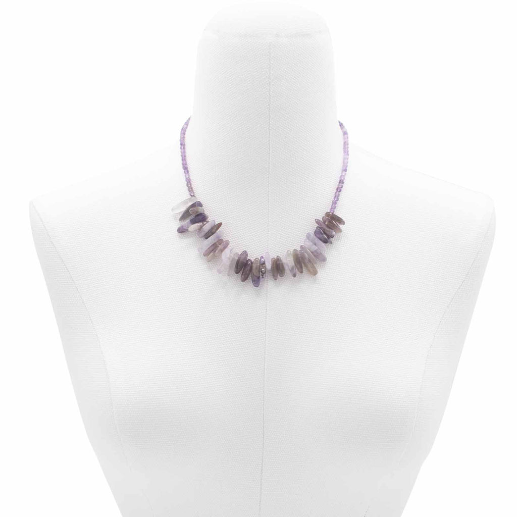 Longstone Gem Necklace - Amethyst 🇬🇧