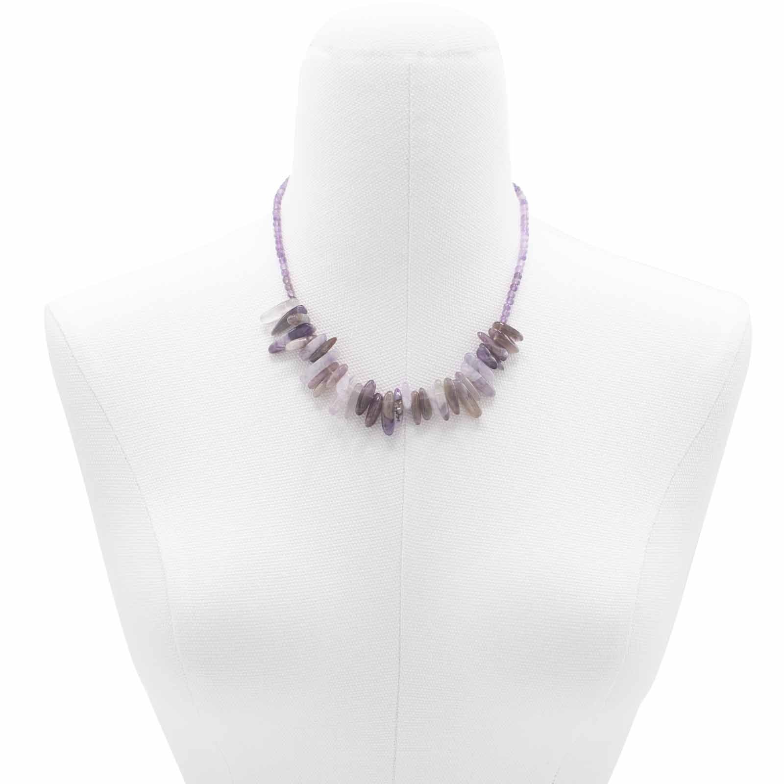 Longstone Gem Necklace - Amethyst 🇬🇧
