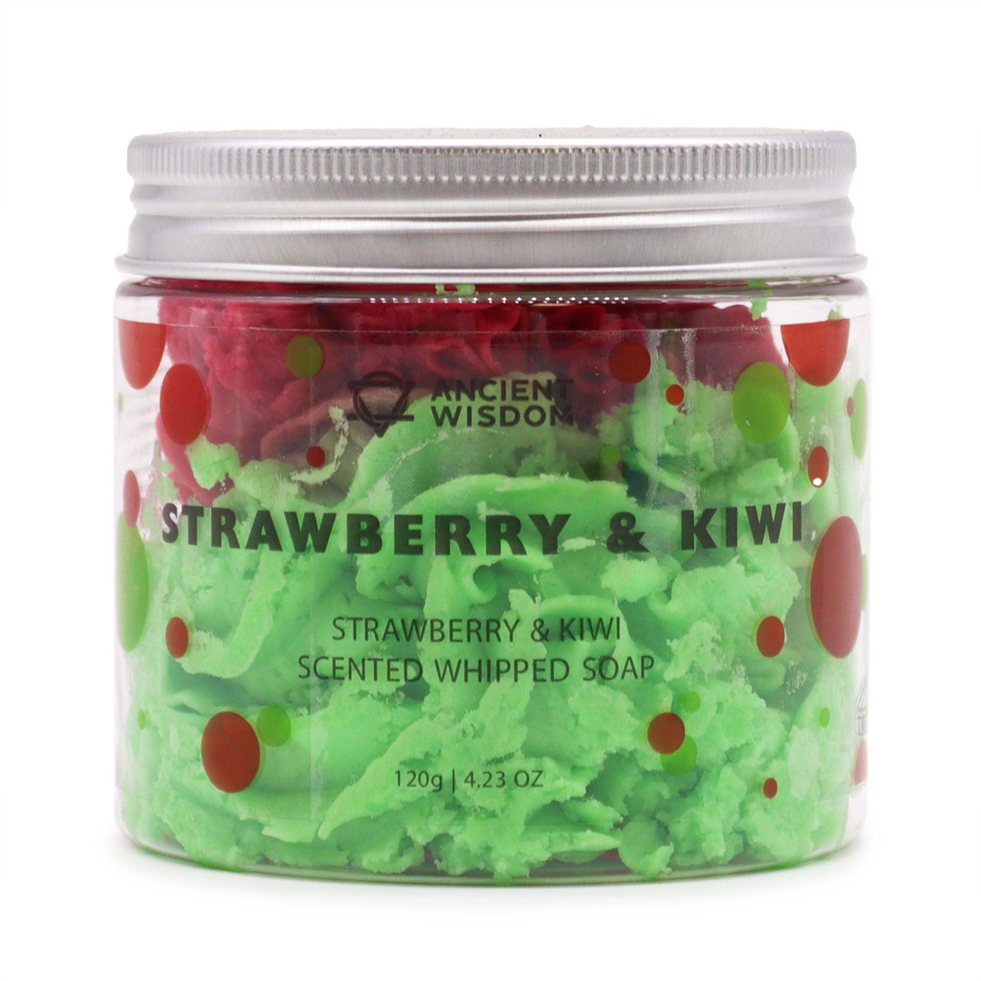Strawberry & Kiwi Whipped Soap 120g 🇬🇧