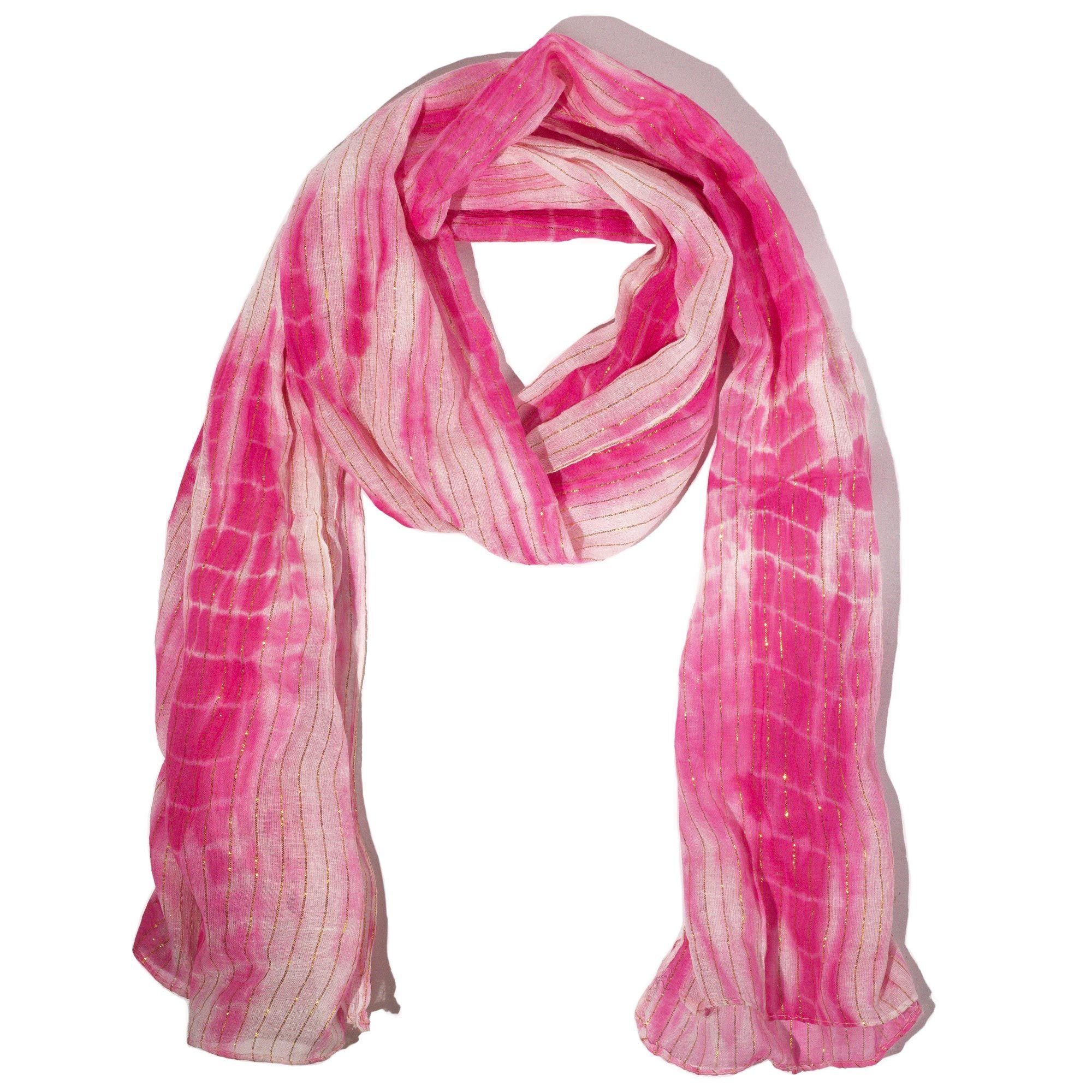 Nomad Sari Party Shine Scarf – Perfect Pink (180×50cm) 🇬🇧