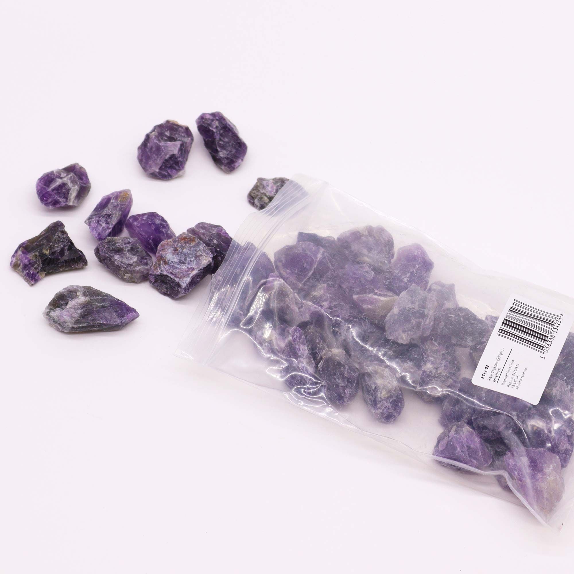 Raw Crystals (500gm) - Amethyst 🇬🇧