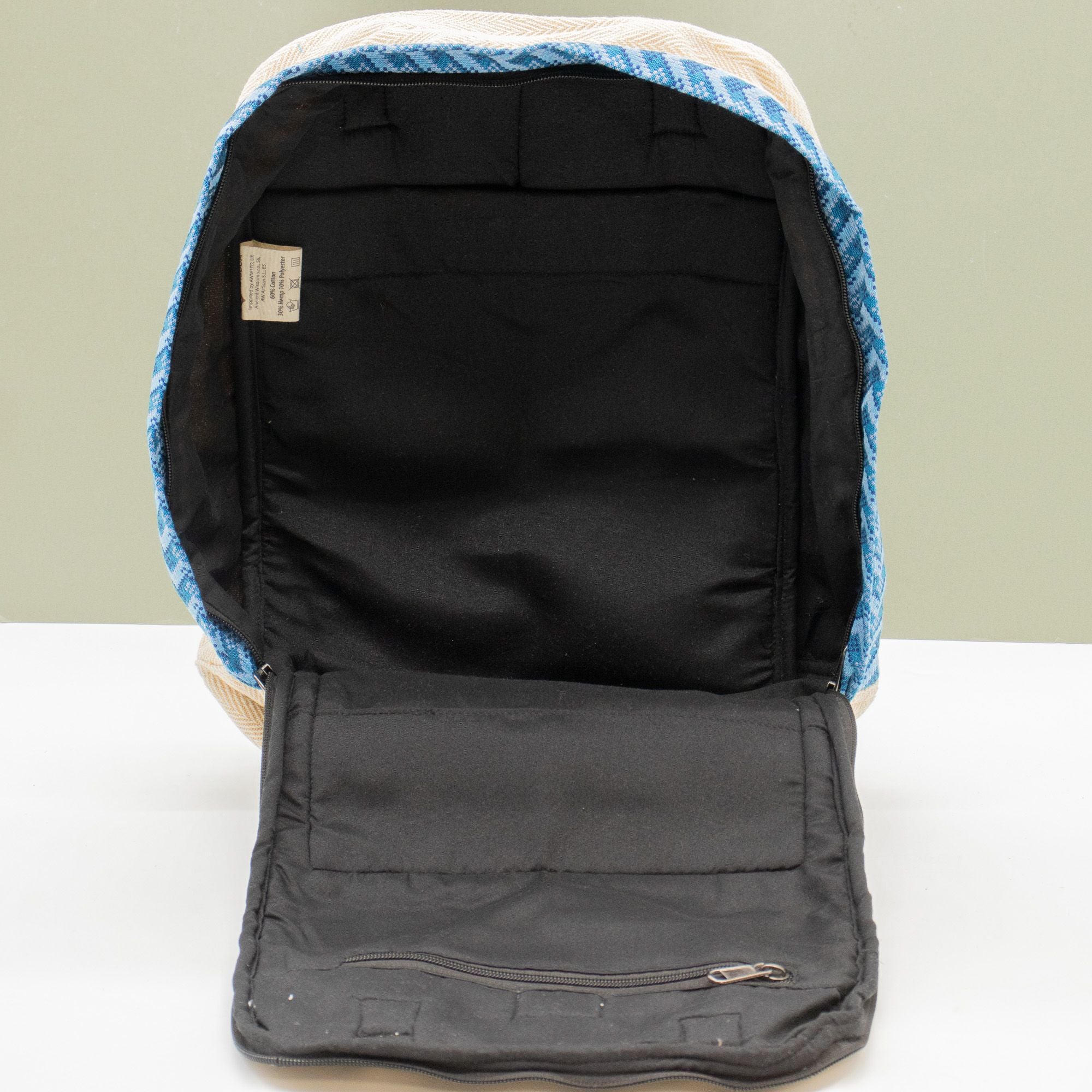 Large Kathmandu Backpack - Dhaka Design (39x28x13cm) 🇬🇧