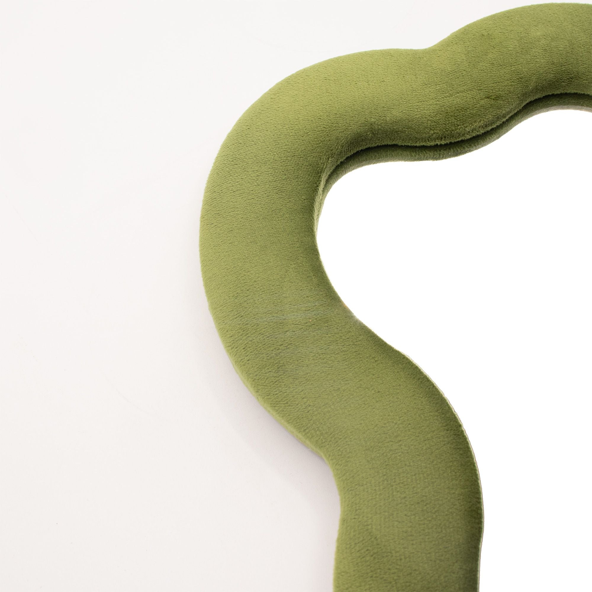 Soft Squiggly Mirror - Large Cloud - Moss Green (33.4x23.5x2.3cm) 🇬🇧