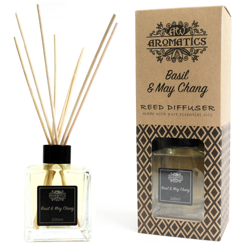 200ml Basil & Maychang Essential Oil Reed Diffuser 🇬🇧