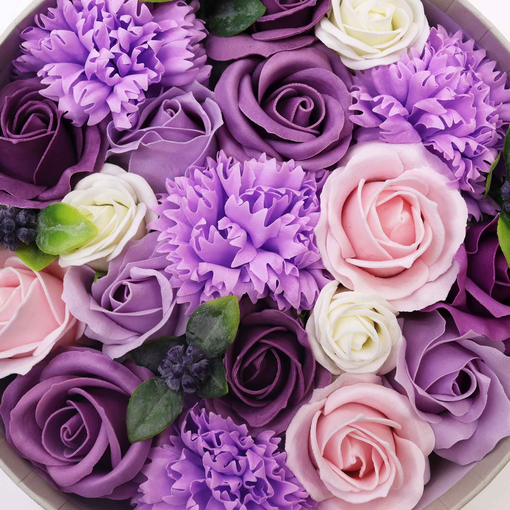 Round Box - Lavender Rose & Carnation 🇬🇧
