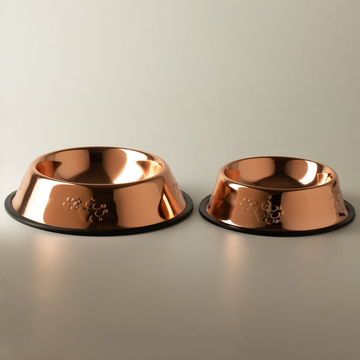 PAW Food Bowls - Single Copper Style - 18cm - Stainless Steel 🇬🇧