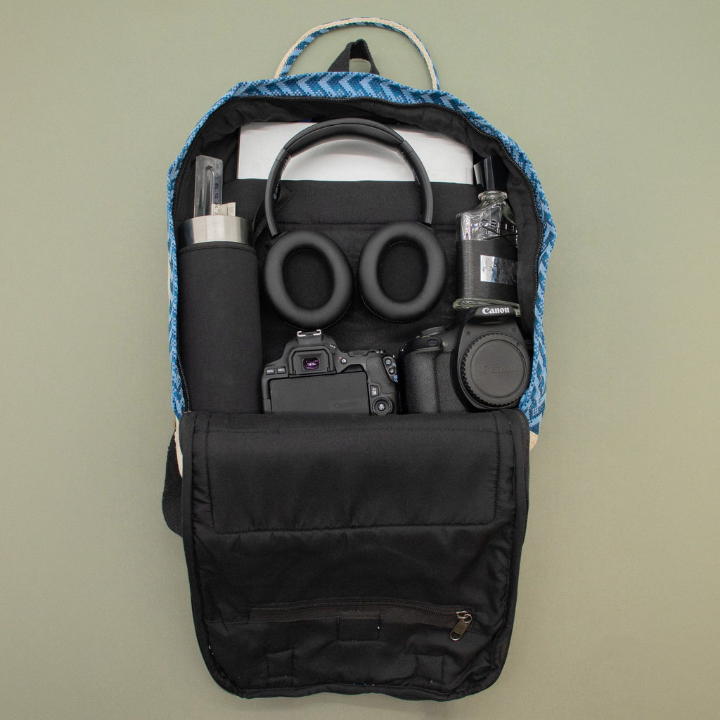 Large Kathmandu Backpack - Dhaka Design (39x28x13cm) 🇬🇧