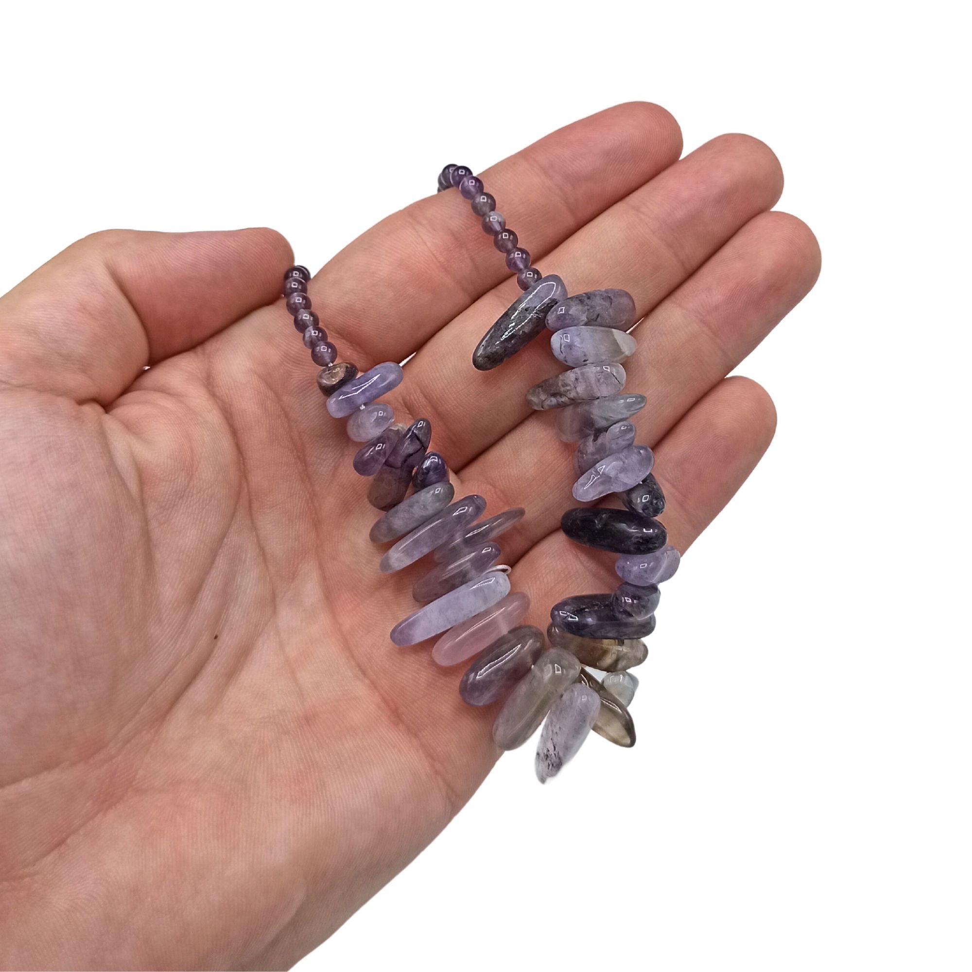 Longstone Gem Necklace - Amethyst 🇬🇧