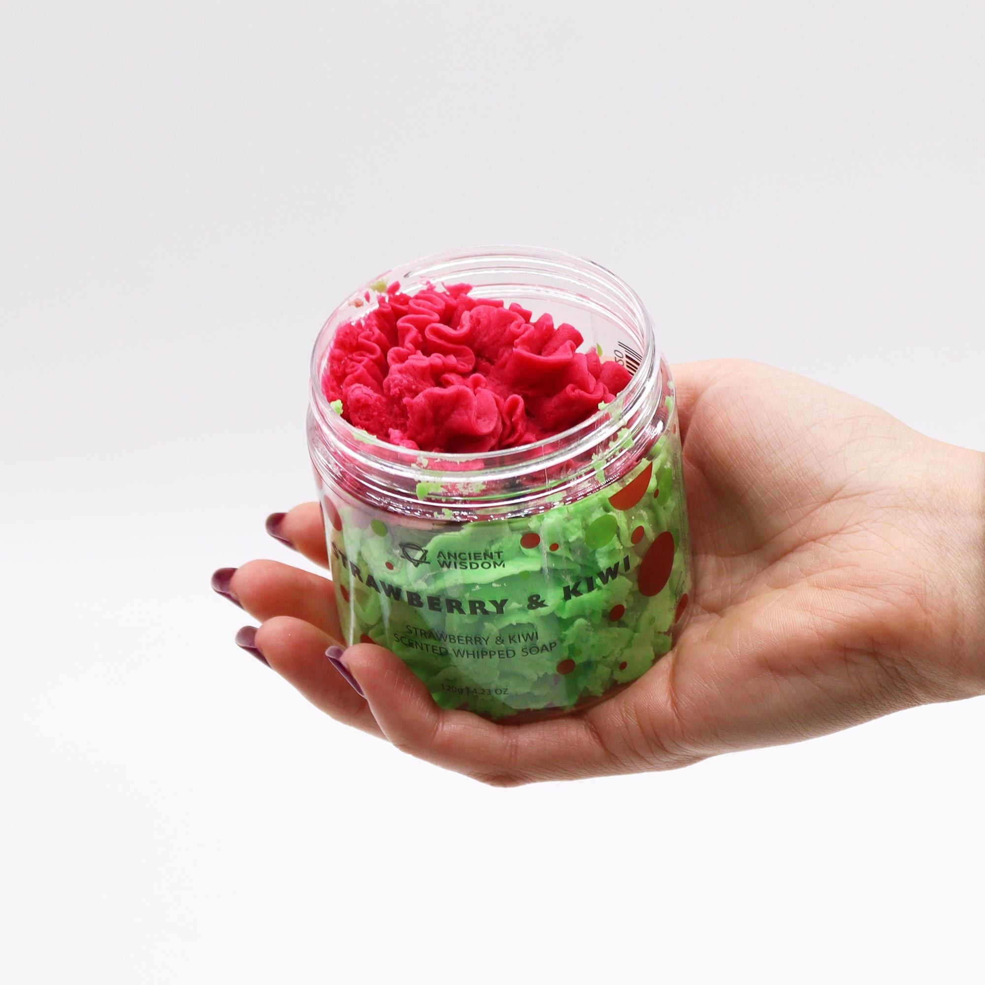 Strawberry & Kiwi Whipped Soap 120g 🇬🇧