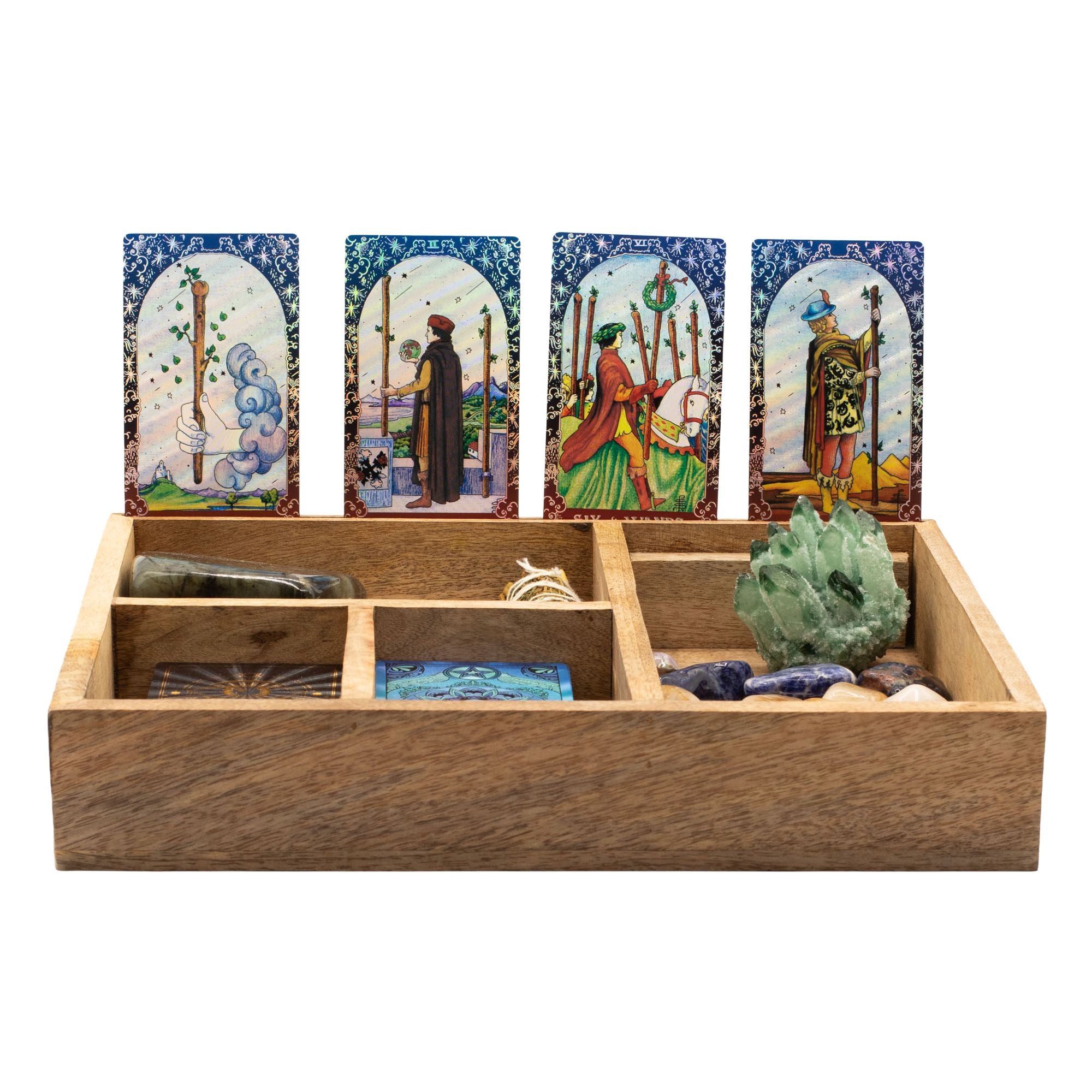 Four Section Tarot Box with Card Holder 🇬🇧