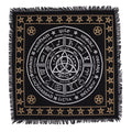Esoteric Fringed Altar Cloth -  Life Death Rebirth 🇬🇧