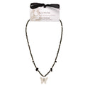 Nymph Black Obsidian Gemstone Necklace with Real Leaf Butterfly Pendant 🇬🇧