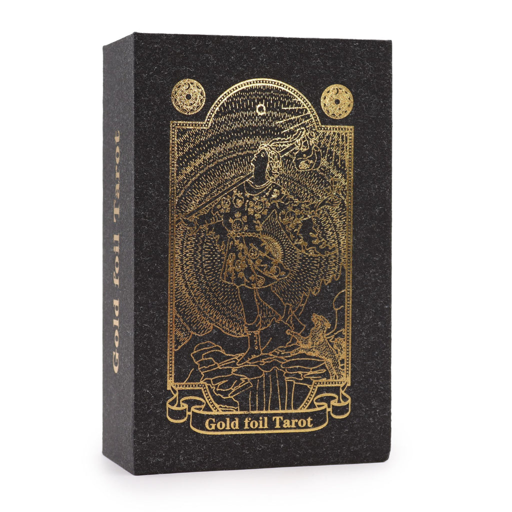 Gold Foil Tarot Set with Book - Gift Box 🇬🇧.