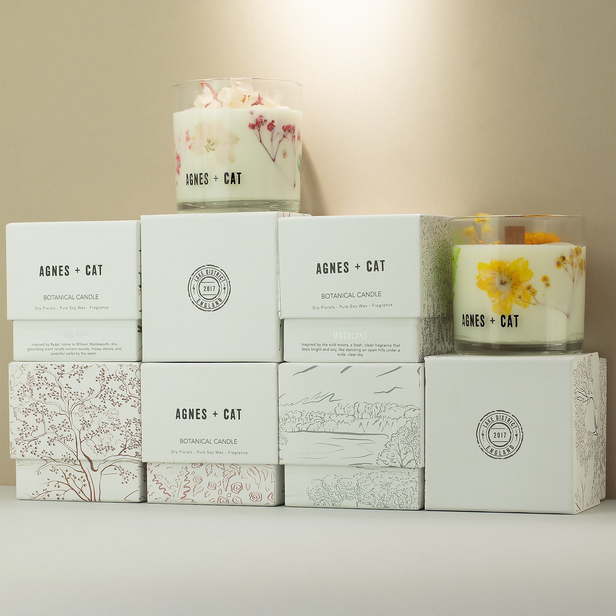 Agnes + Cat Botanical Soy Wax Candle - Lakeland Mocha 🇬🇧