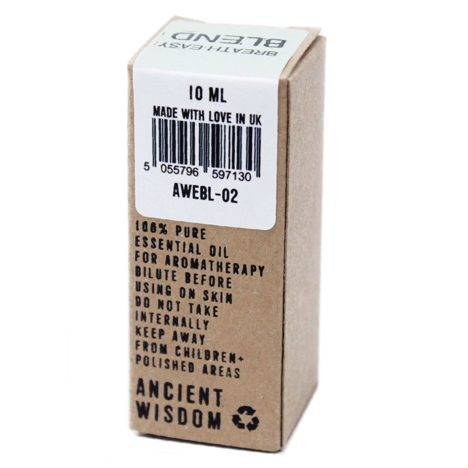 Breathe Easy Essential Oil Blend - Boxed - 10ml 🇬🇧