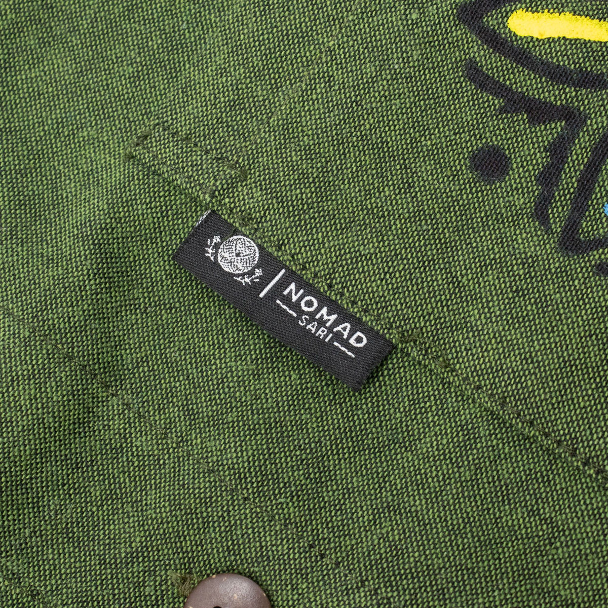 Nomad Sari Kathmandu Shirt - Forest Green - Large 🇬🇧